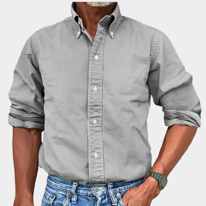 Mens_Long_Sleeve_Shirt_Button_Down_Collar_and_Comfortable_Fit_6