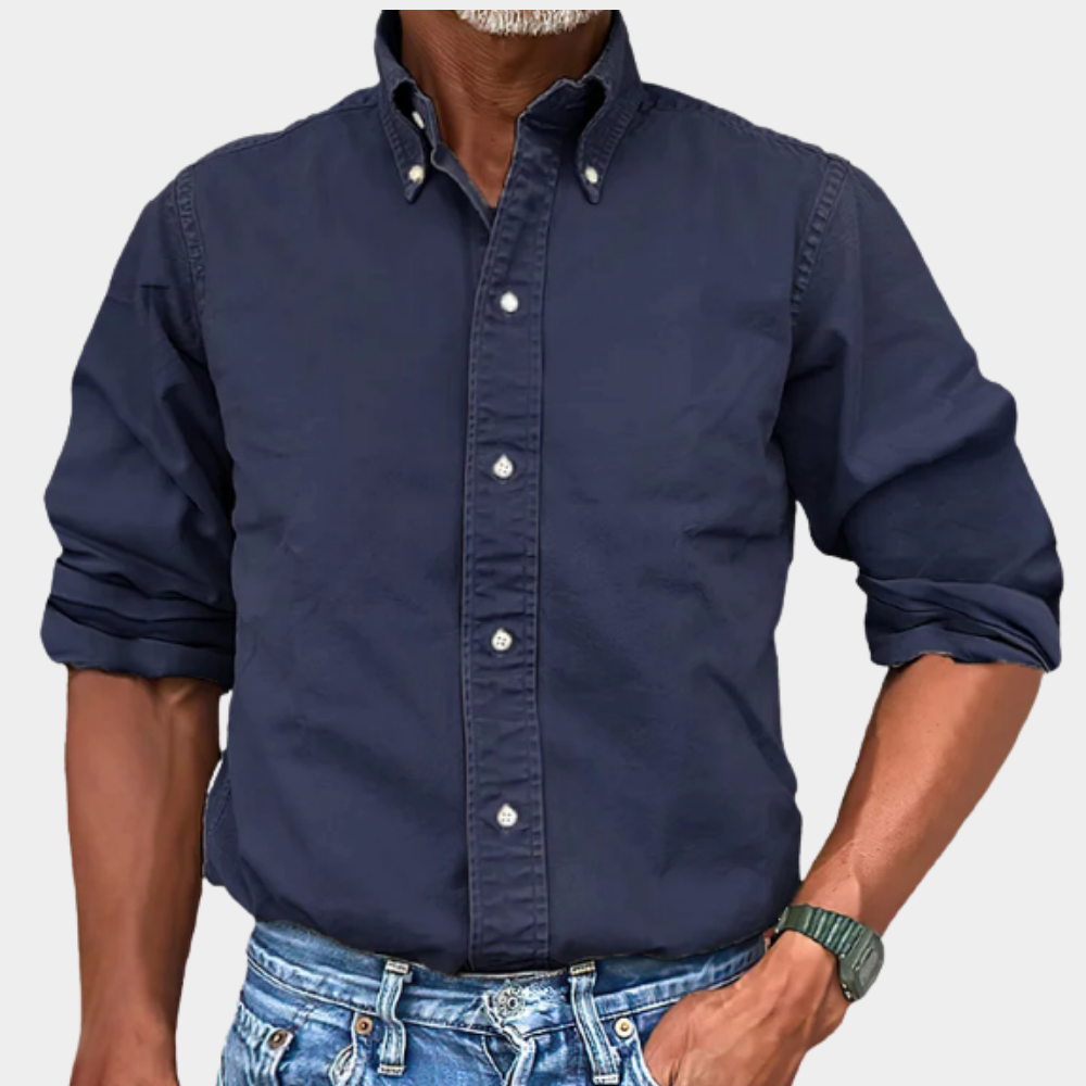 Mens_Long_Sleeve_Shirt_Button_Down_Collar_and_Comfortable_Fit_7