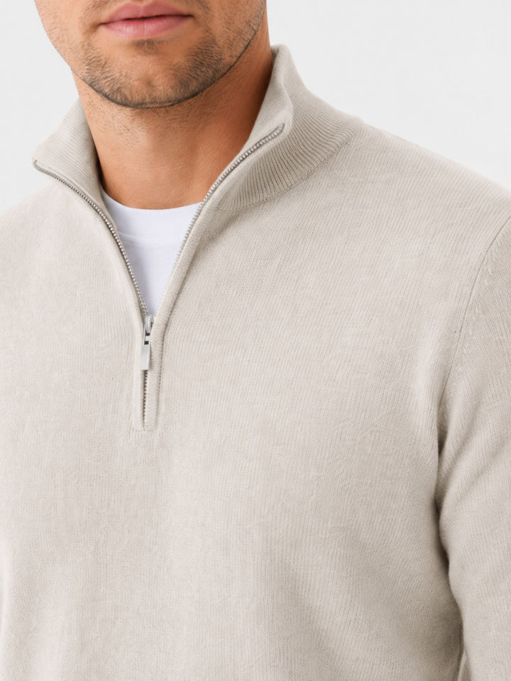 Mens_Merino_Wool_Knit_Sweater_V_Neck_with_Zipper_4