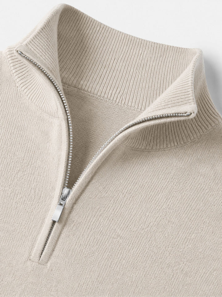 Mens_Merino_Wool_Knit_Sweater_V_Neck_with_Zipper_7