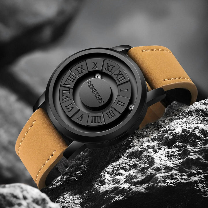 Men's Minimalist Watch – Waterproof with Floating Magnetic Balls 1