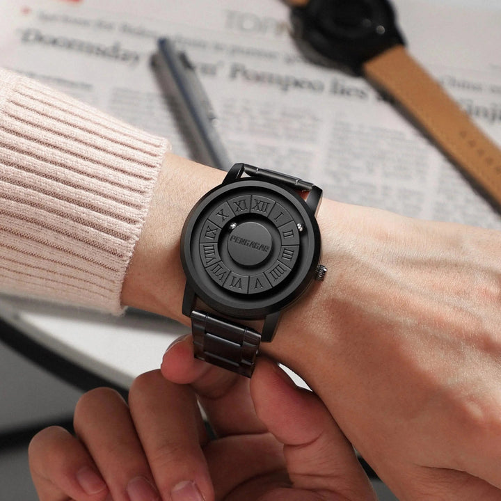 Men's Minimalist Watch – Waterproof with Floating Magnetic Balls 4