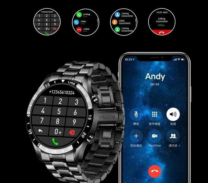 Men's Modern Smartwatch – Elegant Business and Fitness Tracker for Every Day 5