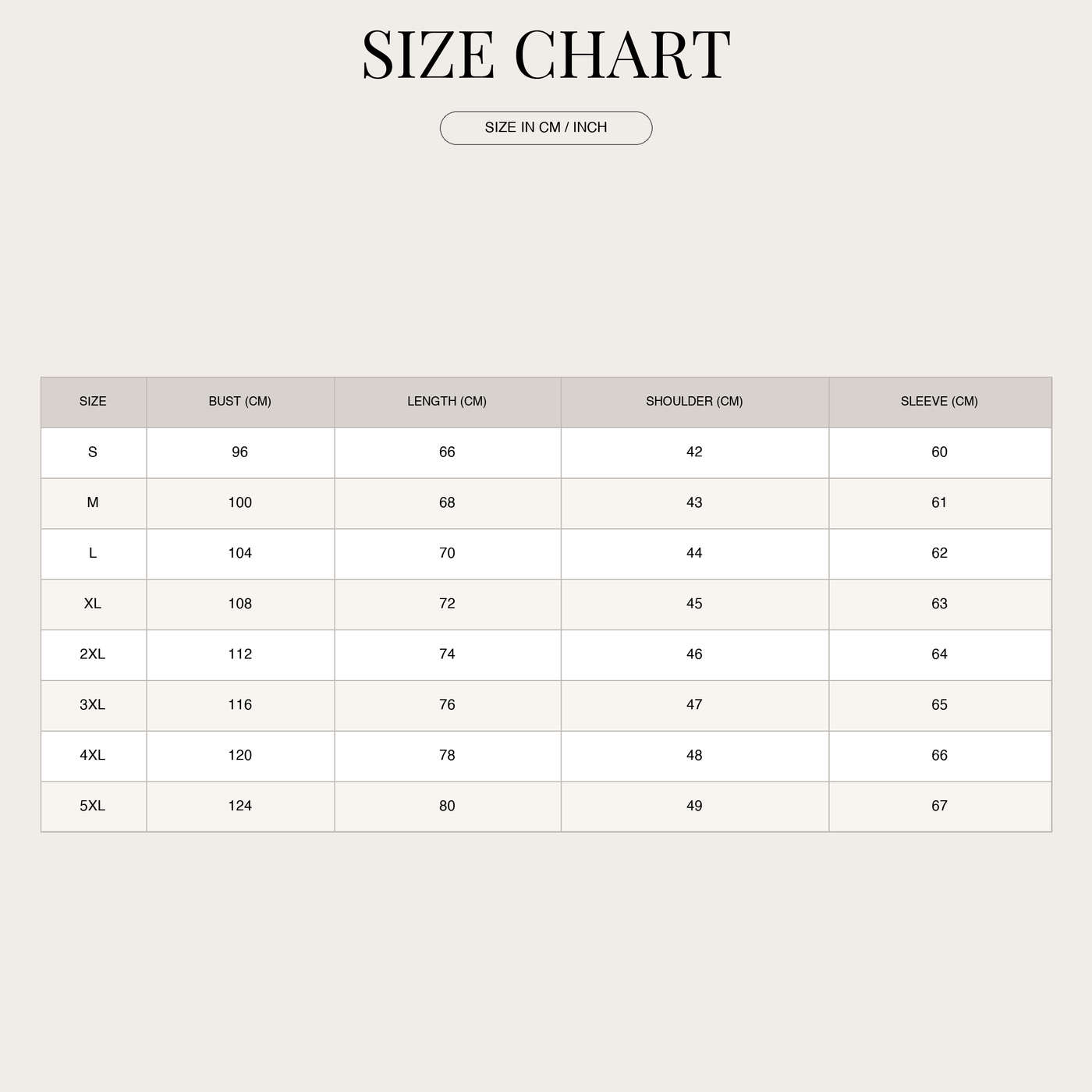 Men's Modern V-neck Sweater – Merino with Zipper size chart