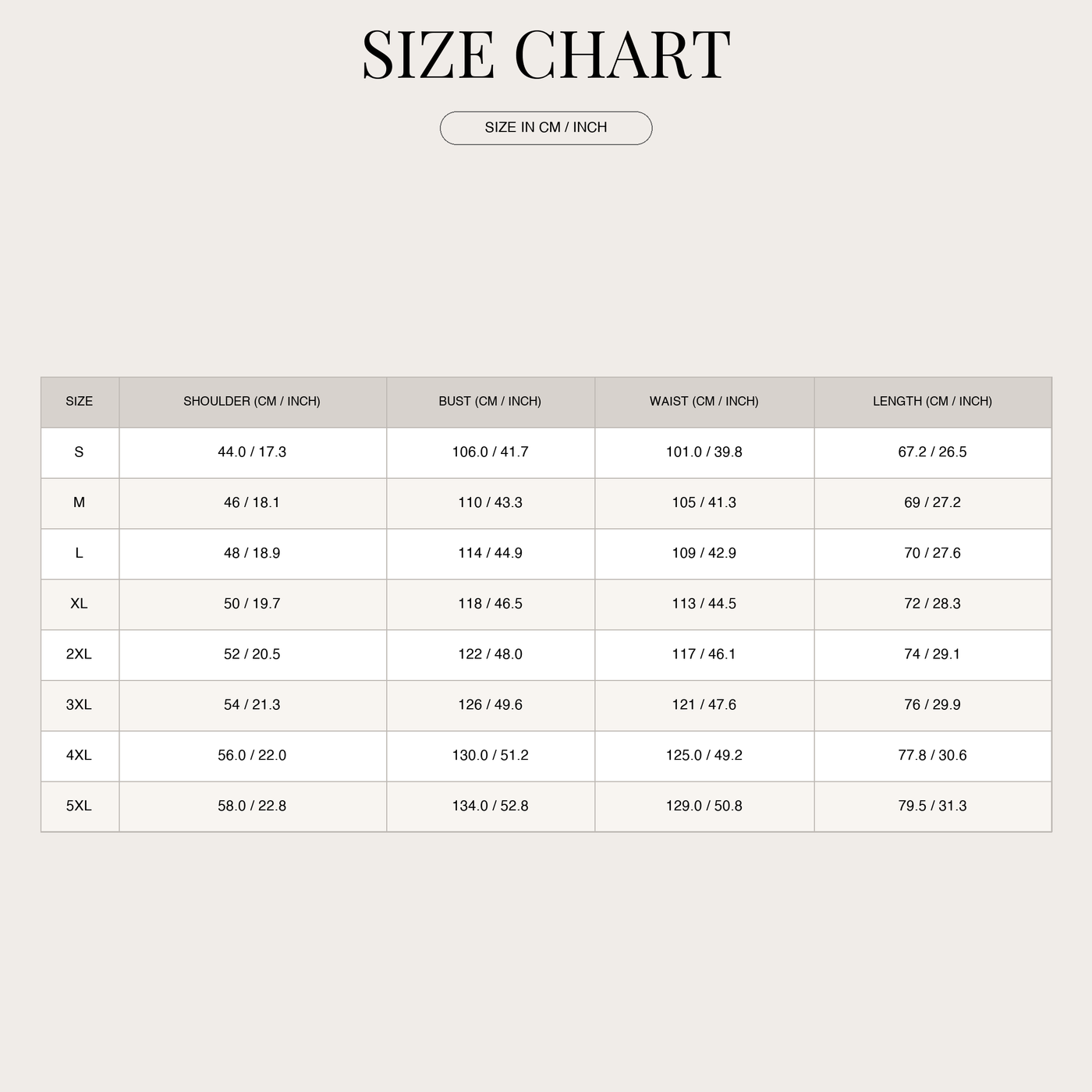 Men's Padded Winter Parka – Waterproof Windproof for Extreme Cold Weather size chart