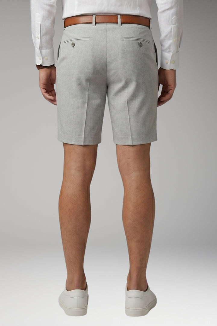 Mens_Pleated_Shorts_Button_and_Zipper_Front_with_Belt_Loops_5