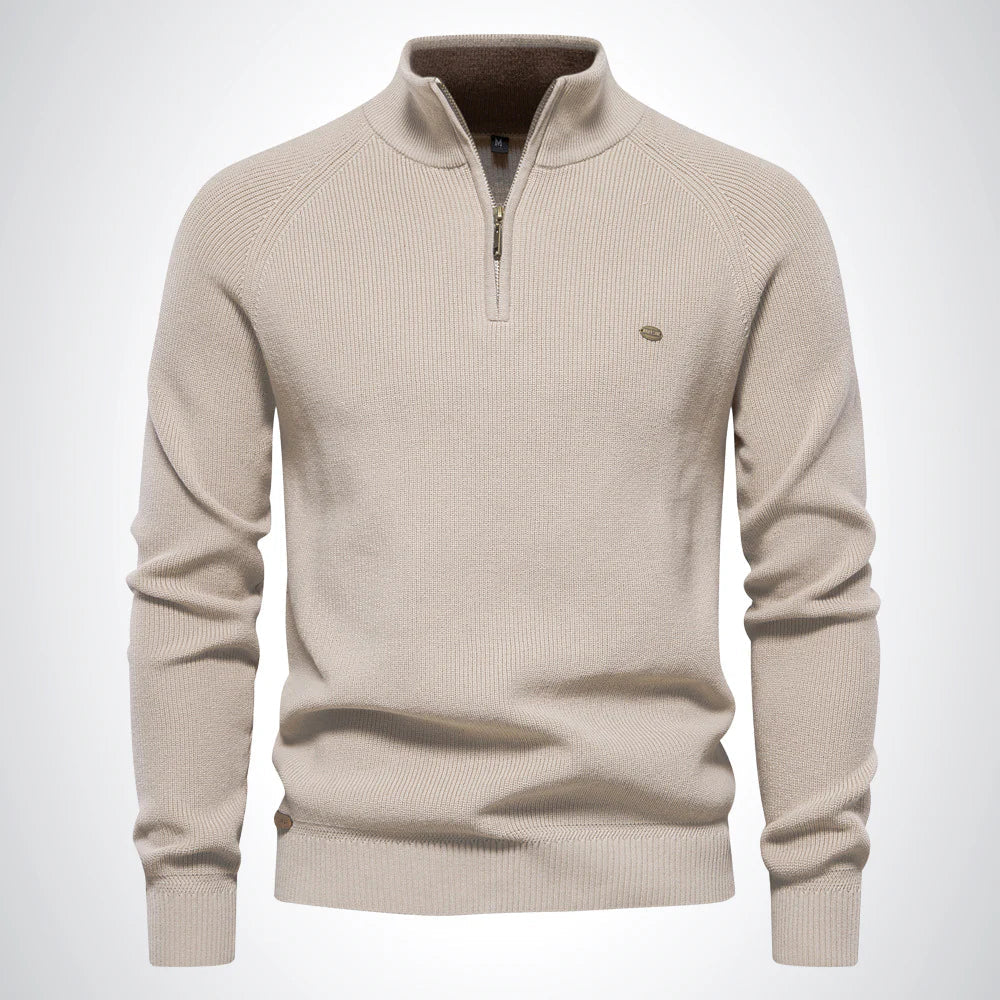 Mens_Polished_Sweater_Soft_Cotton_and_Zipper_Collar_2