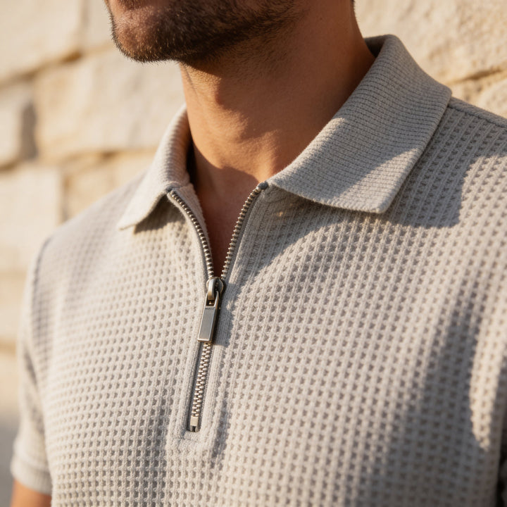 Mens_Polo_Shorts_Set_Short_Sleeves_with_Zipper_Collar_12