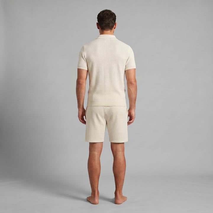 Mens_Polo_Shorts_Set_Short_Sleeves_with_Zipper_Collar_5
