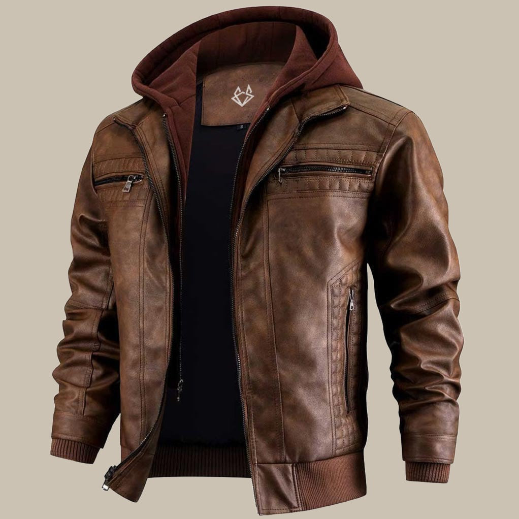 Mens_Premium_Classic_Leather_Jacket_With_Hood_2