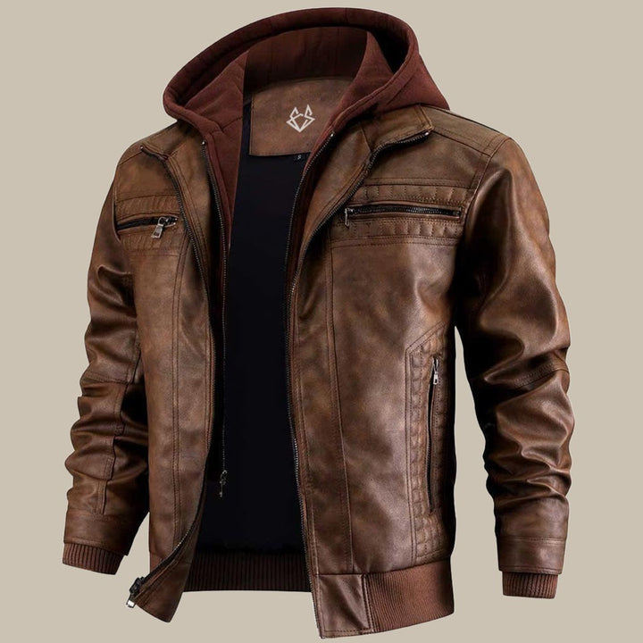 Mens_Premium_Classic_Leather_Jacket_With_Hood_2