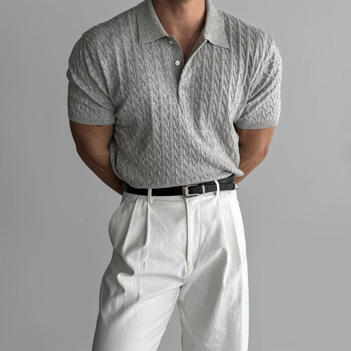 Mens_Riviera_Polo_Shirt_Cotton_Knit_with_Lapel_Collar_1