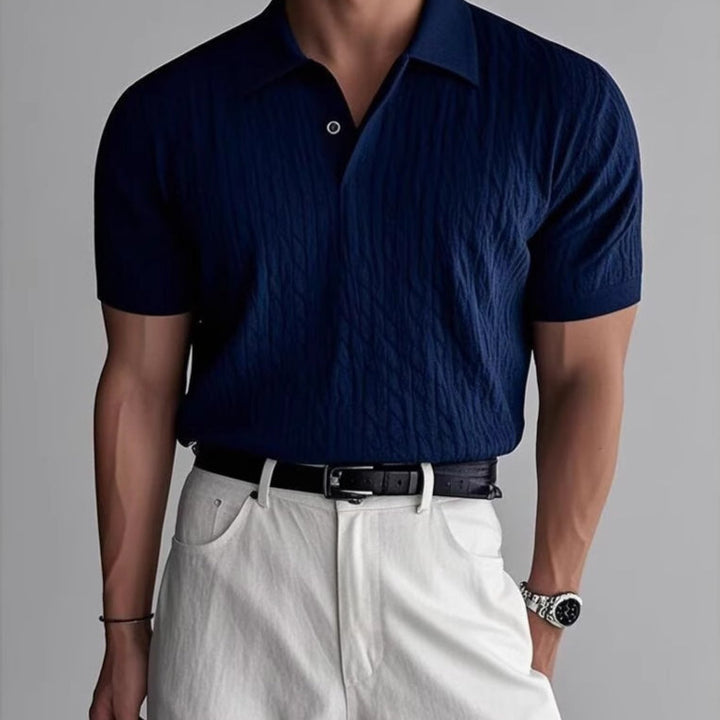 Mens_Riviera_Polo_Shirt_Cotton_Knit_with_Lapel_Collar_4