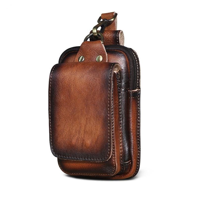 Men's Robust Belt Bag – Made of Real Leather 2
