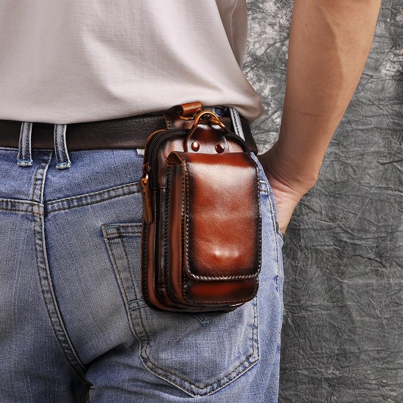 Men's Robust Belt Bag – Made of Real Leather 3