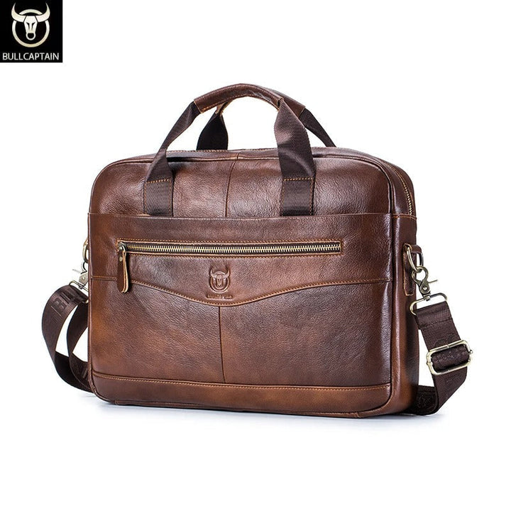 Men's Robust Business Briefcase – Elegant and Functional with Practical Outer Pocket 1