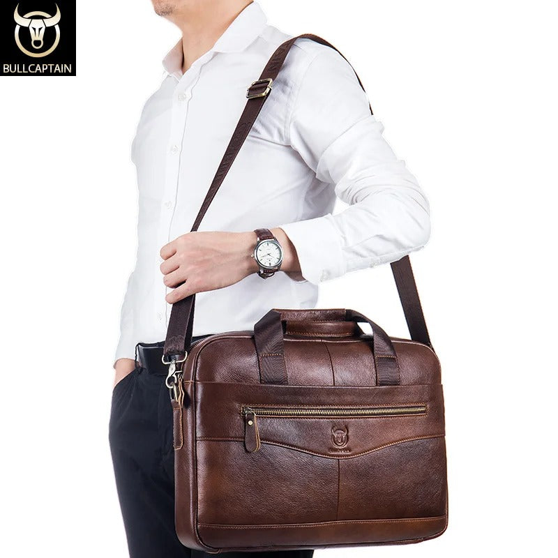 Men's Robust Business Briefcase – Elegant and Functional with Practical Outer Pocket 2