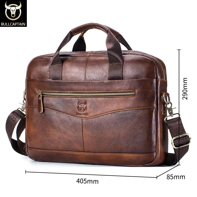 Men's Robust Business Briefcase – Elegant and Functional with Practical Outer Pocket 3