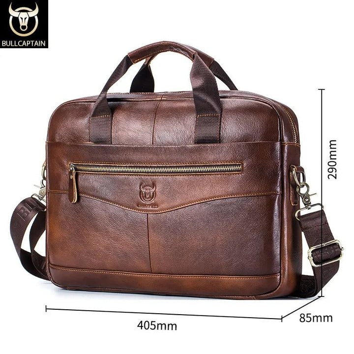 Men's Robust Business Briefcase – Elegant and Functional with Practical Outer Pocket 3