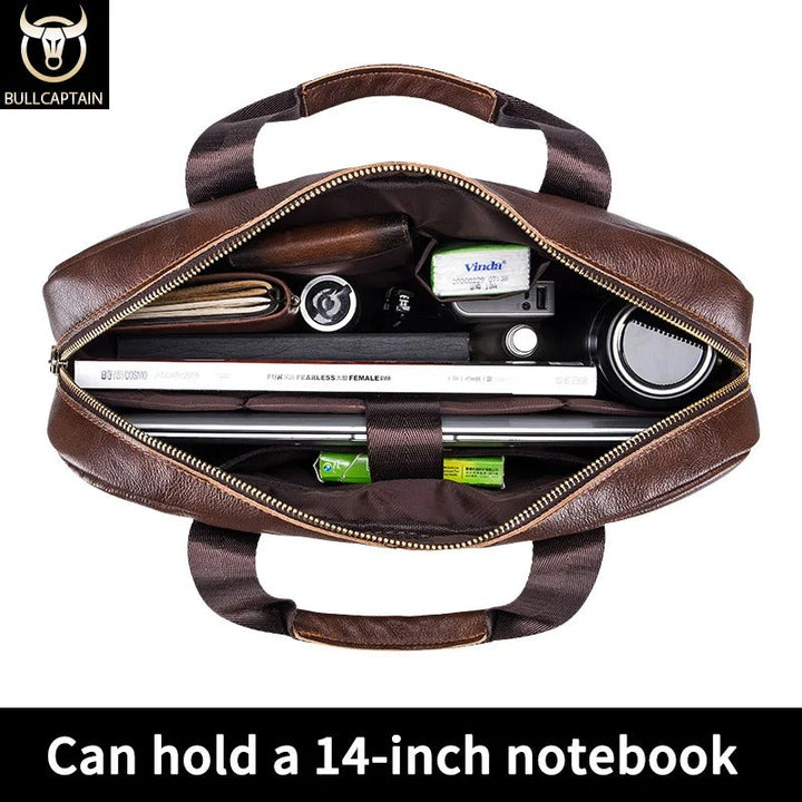 Men's Robust Business Briefcase – Elegant and Functional with Practical Outer Pocket 4