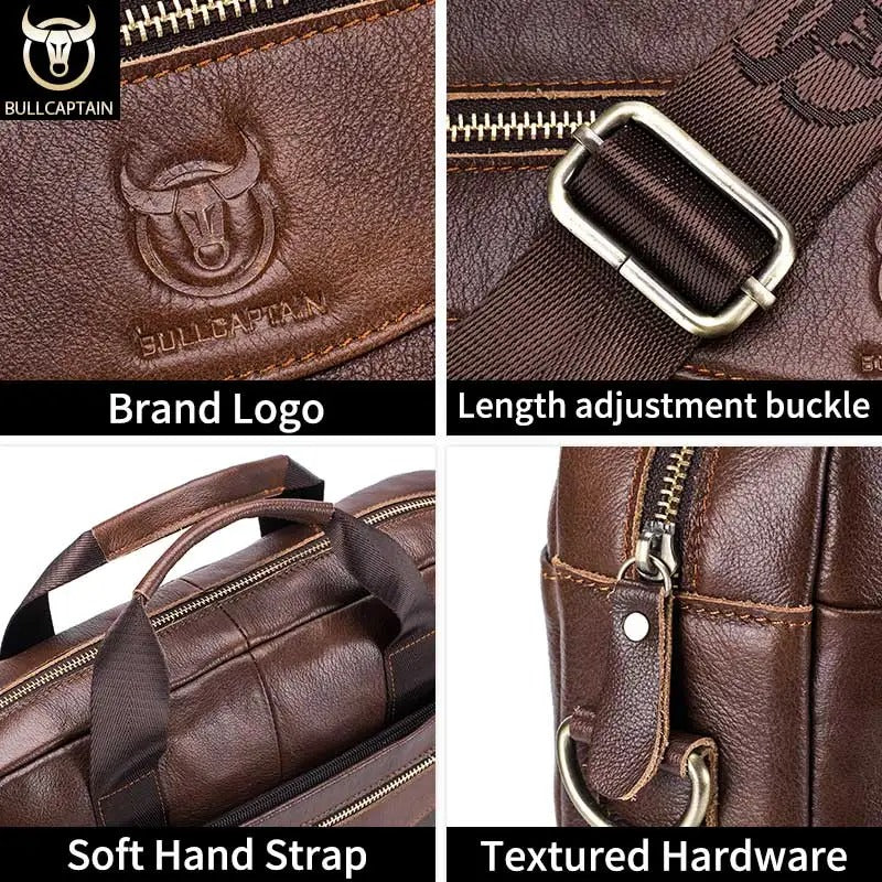 Men's Robust Business Briefcase – Elegant and Functional with Practical Outer Pocket 5