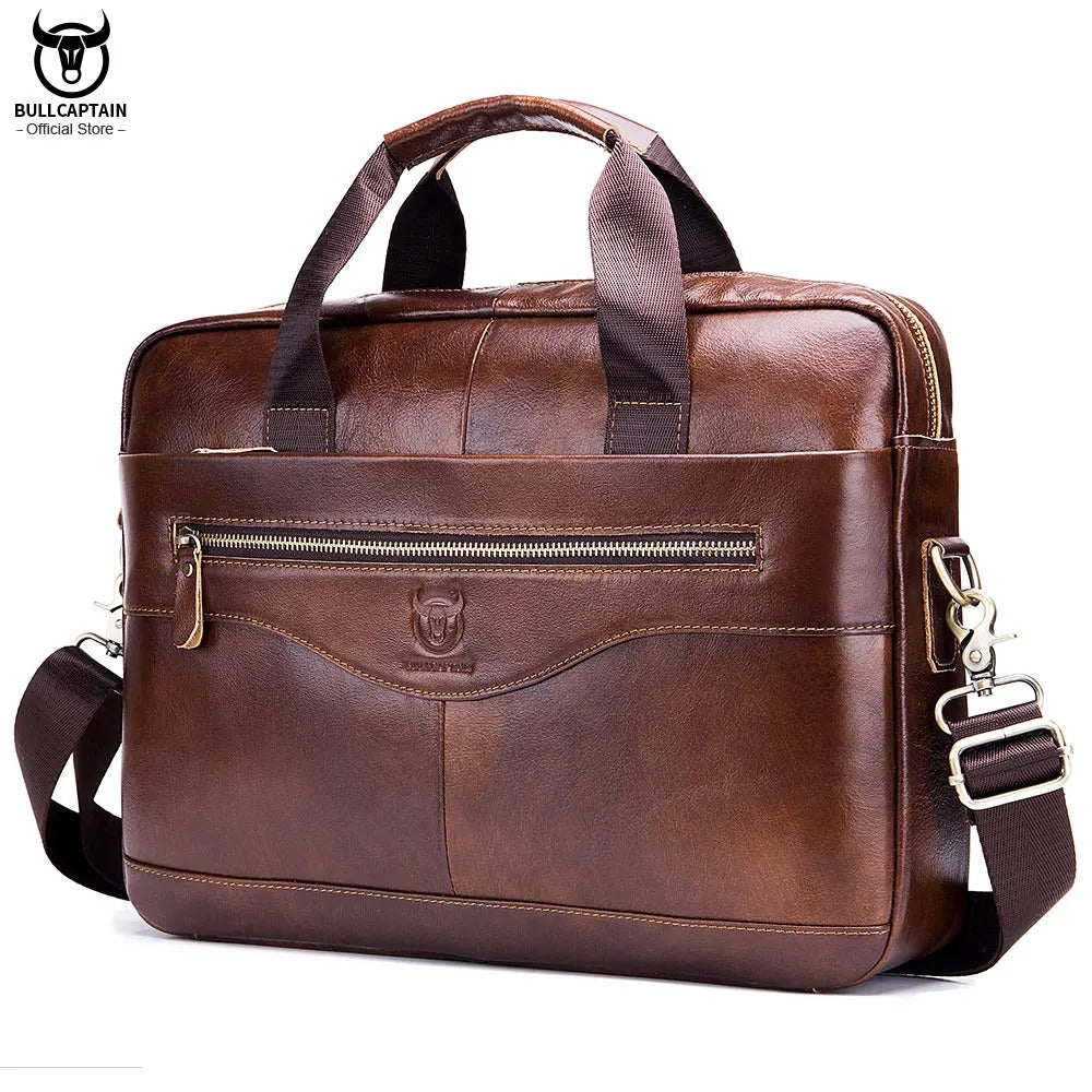 Men's Robust Business Briefcase – Elegant and Functional with Practical Outer Pocket 6
