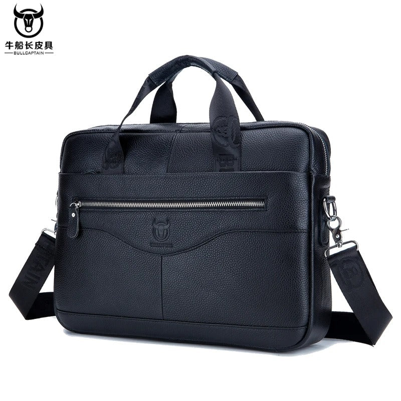 Men's Robust Business Briefcase – Elegant and Functional with Practical Outer Pocket 7