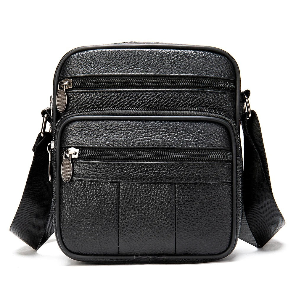 Men's Robust Leather Shoulder Bag – Ideal for the Modern Man with Practical Comfort and Style 5