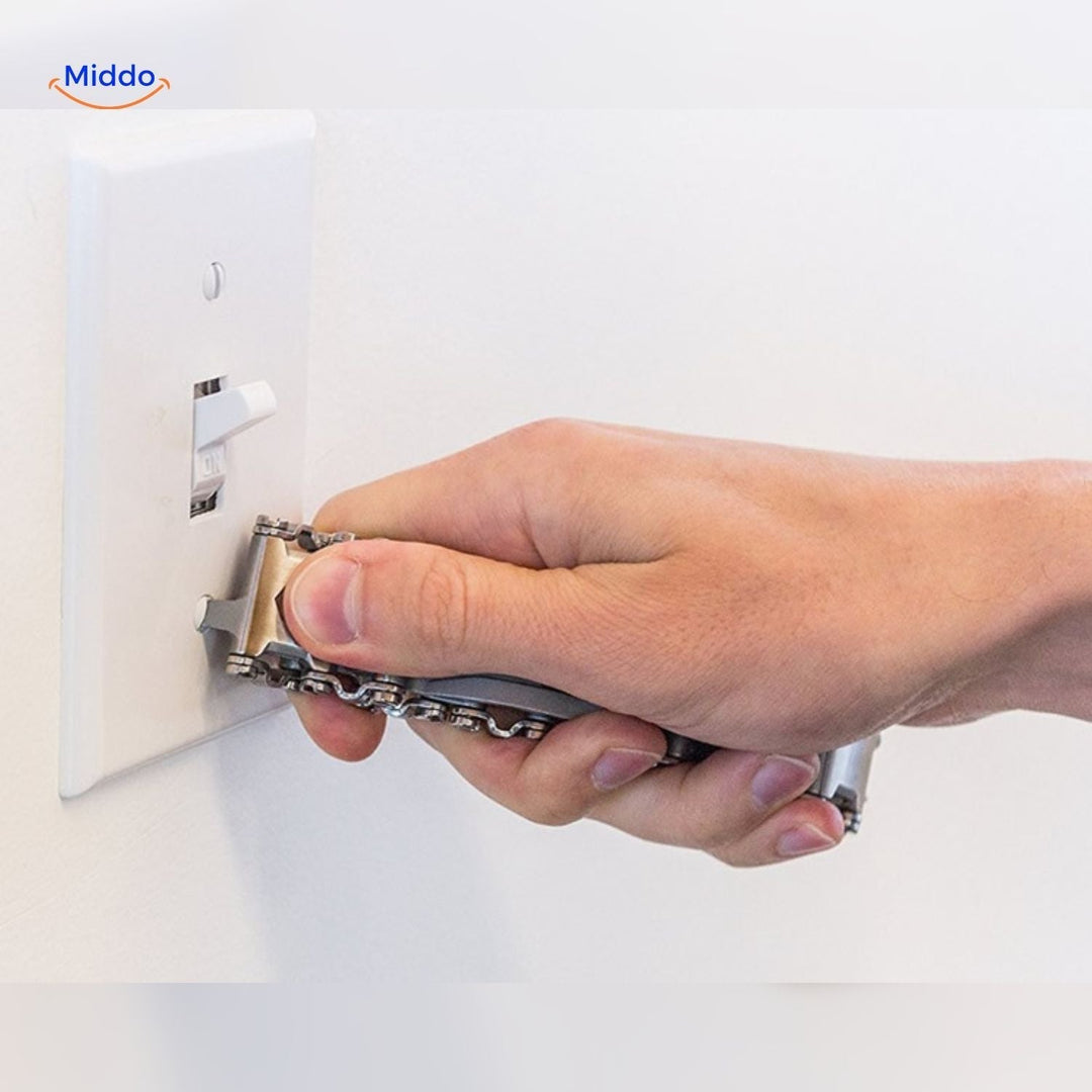 Men's Robust Multitool Bracelet – 29 Functions with or without Logo 15