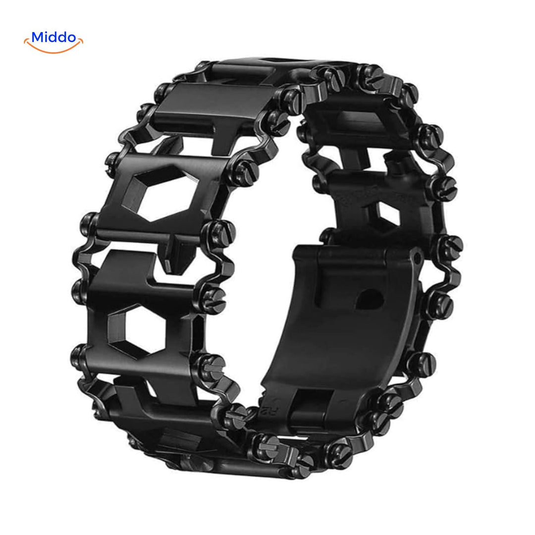 Men's Robust Multitool Bracelet – 29 Functions with or without Logo 17