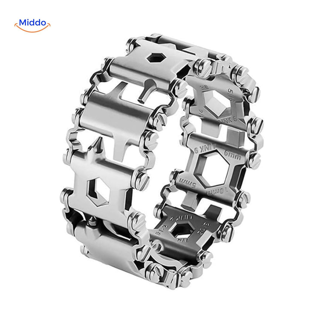 Men's Robust Multitool Bracelet – 29 Functions with or without Logo 18