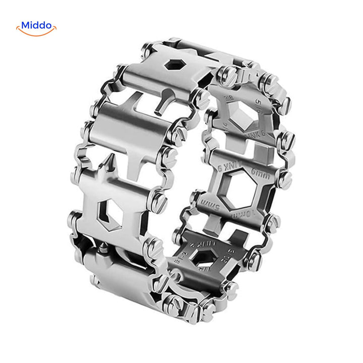 Men's Robust Multitool Bracelet – 29 Functions with or without Logo 18
