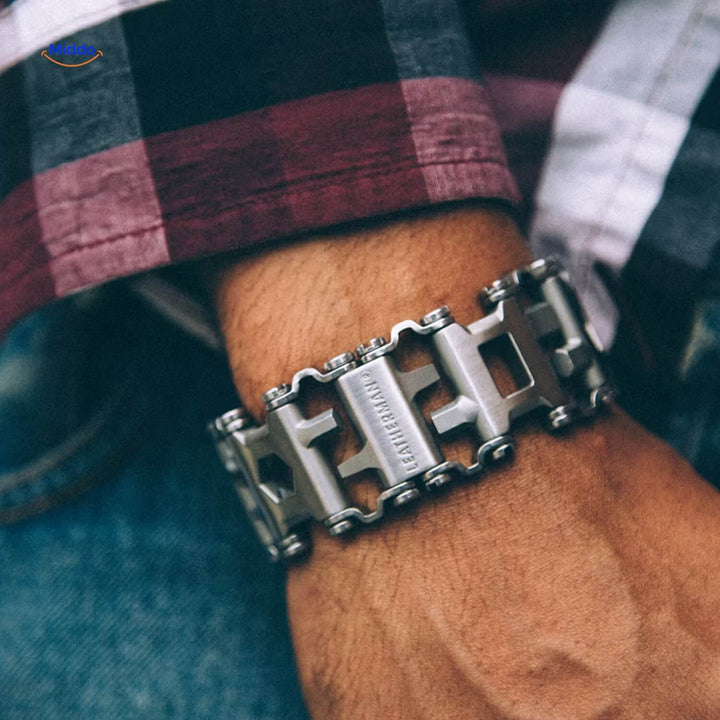 Men's Robust Multitool Bracelet – 29 Functions with or without Logo 3
