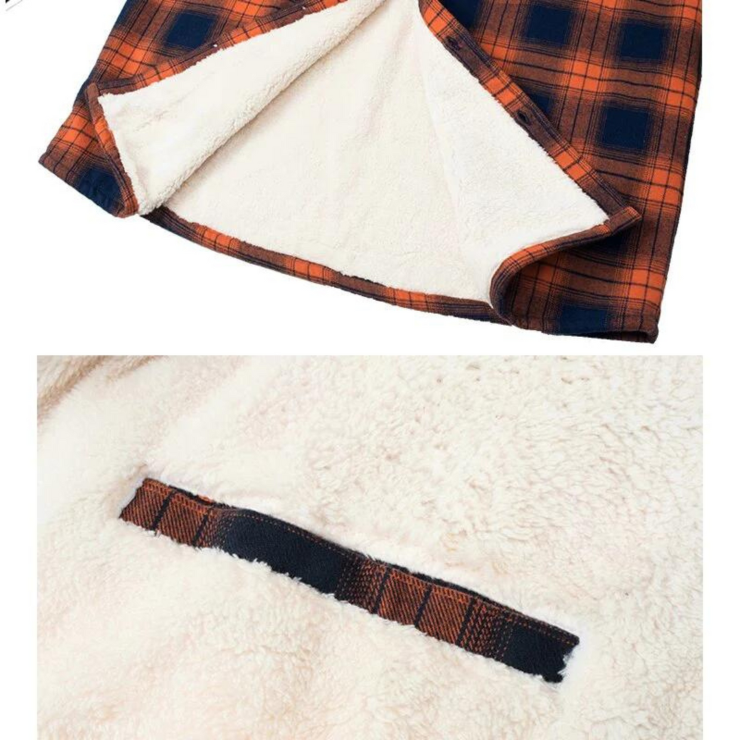 Mens_Sherpa_Shirt_Jacket_Plaid_with_Warm_Lining_4
