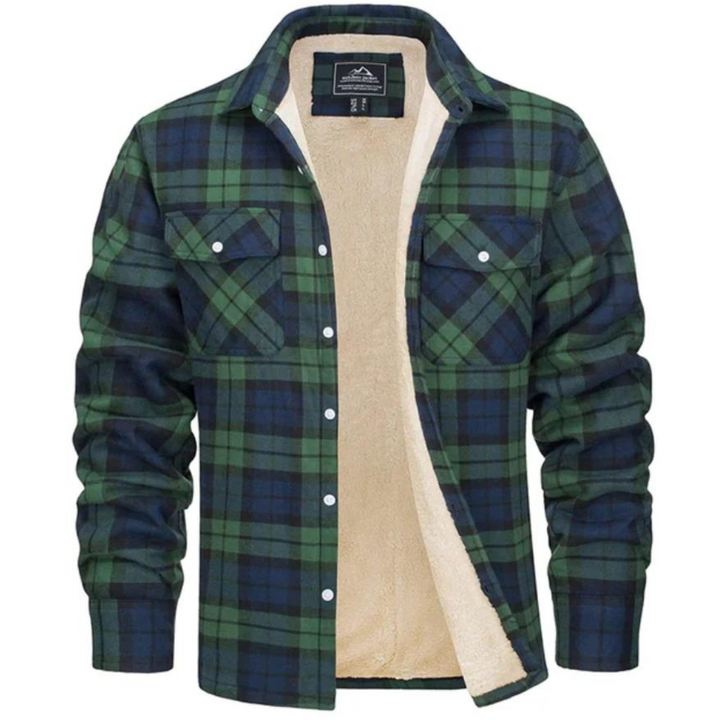 Mens_Sherpa_Shirt_Jacket_Plaid_with_Warm_Lining_5