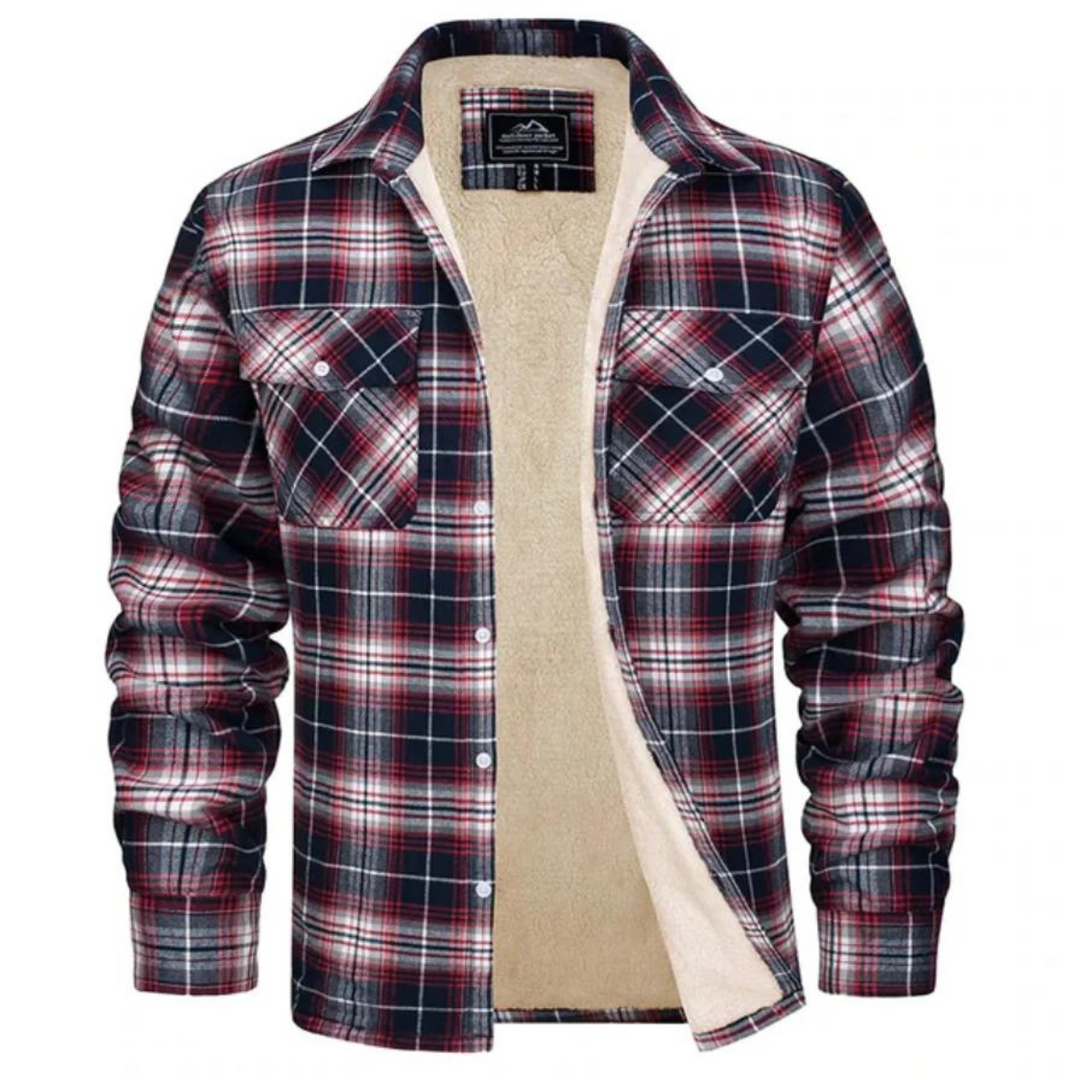 Mens_Sherpa_Shirt_Jacket_Plaid_with_Warm_Lining_6