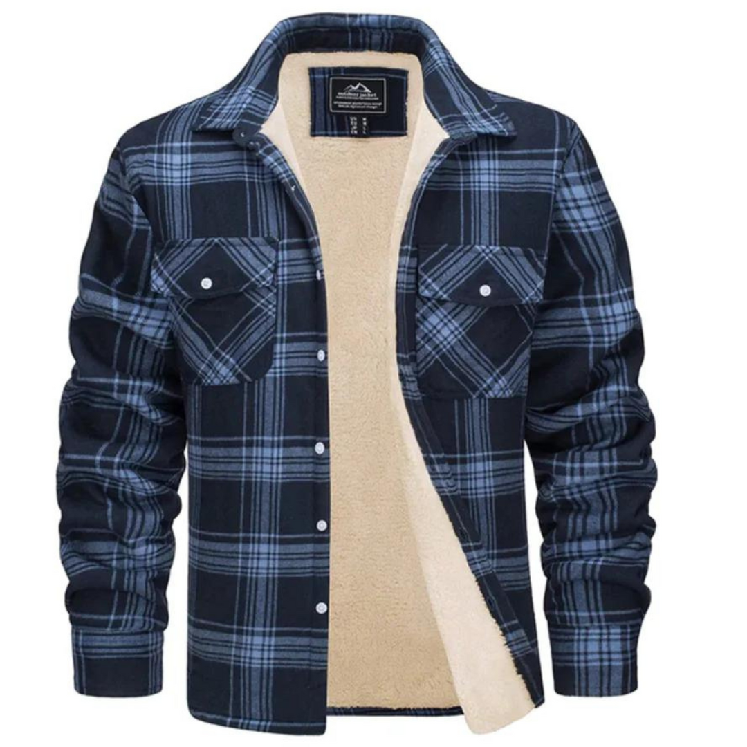 Mens_Sherpa_Shirt_Jacket_Plaid_with_Warm_Lining_9