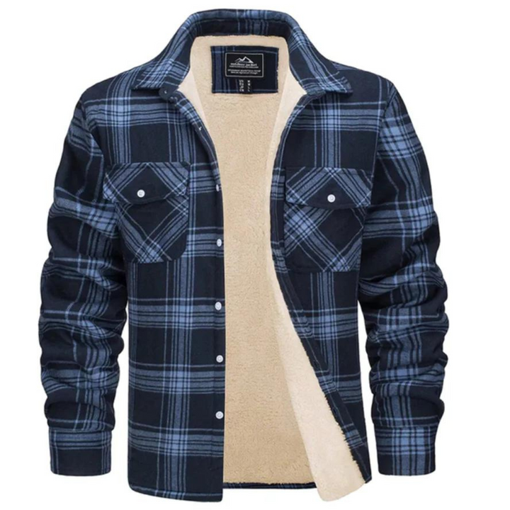 Mens_Sherpa_Shirt_Jacket_Plaid_with_Warm_Lining_9
