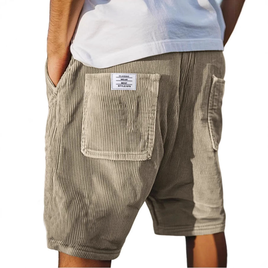 Mens_Shorts_Casual_with_Corduroy_Texture_Pocket_2