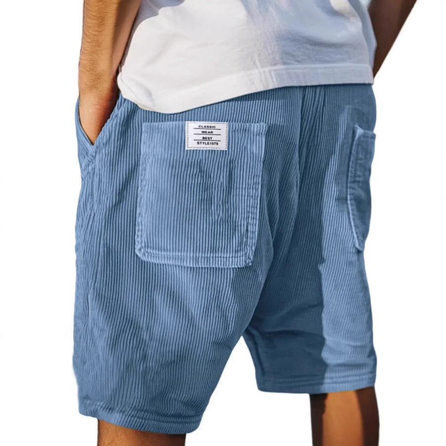 Mens_Shorts_Casual_with_Corduroy_Texture_Pocket_3
