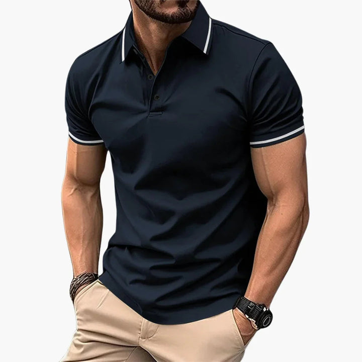 Mens_Slim_Fit_Polo_Shirt_Short_Sleeves_with_Casual_Cut_1