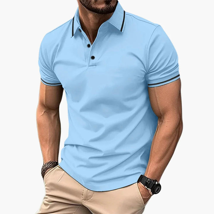 Mens_Slim_Fit_Polo_Shirt_Short_Sleeves_with_Casual_Cut_2