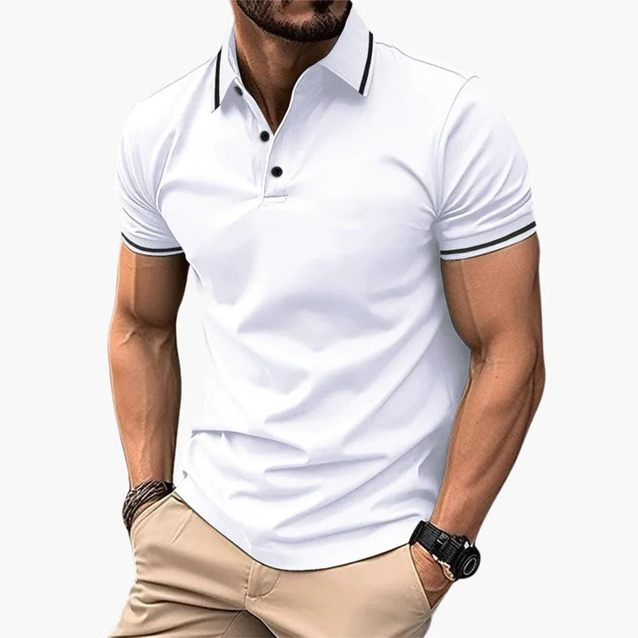 Mens_Slim_Fit_Polo_Shirt_Short_Sleeves_with_Casual_Cut_3