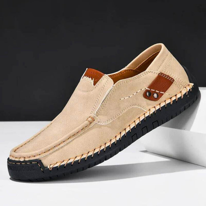 Mens_Slip_On_Shoes_Arch_Support_Moc_Toe_Textured_1
