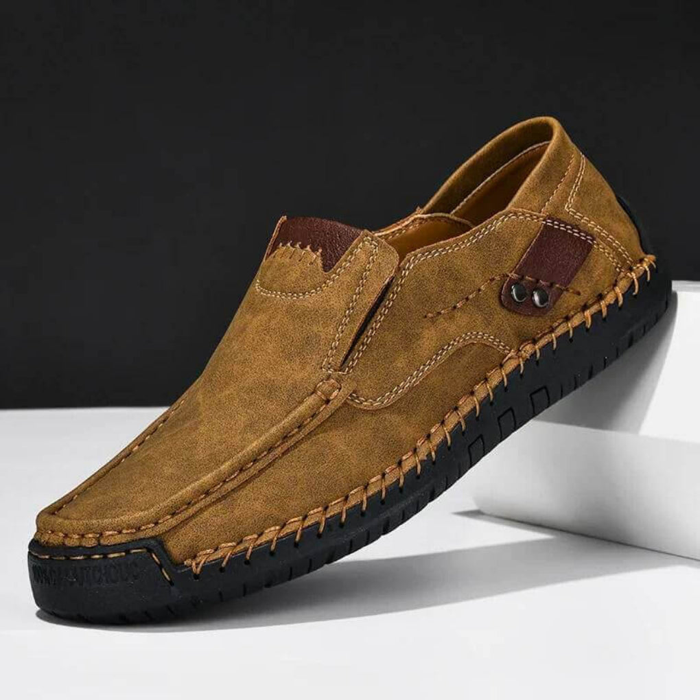 Mens_Slip_On_Shoes_Arch_Support_Moc_Toe_Textured_2