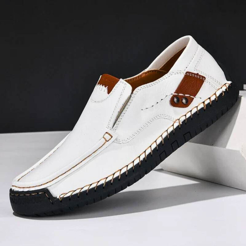 Mens_Slip_On_Shoes_Arch_Support_Moc_Toe_Textured_5