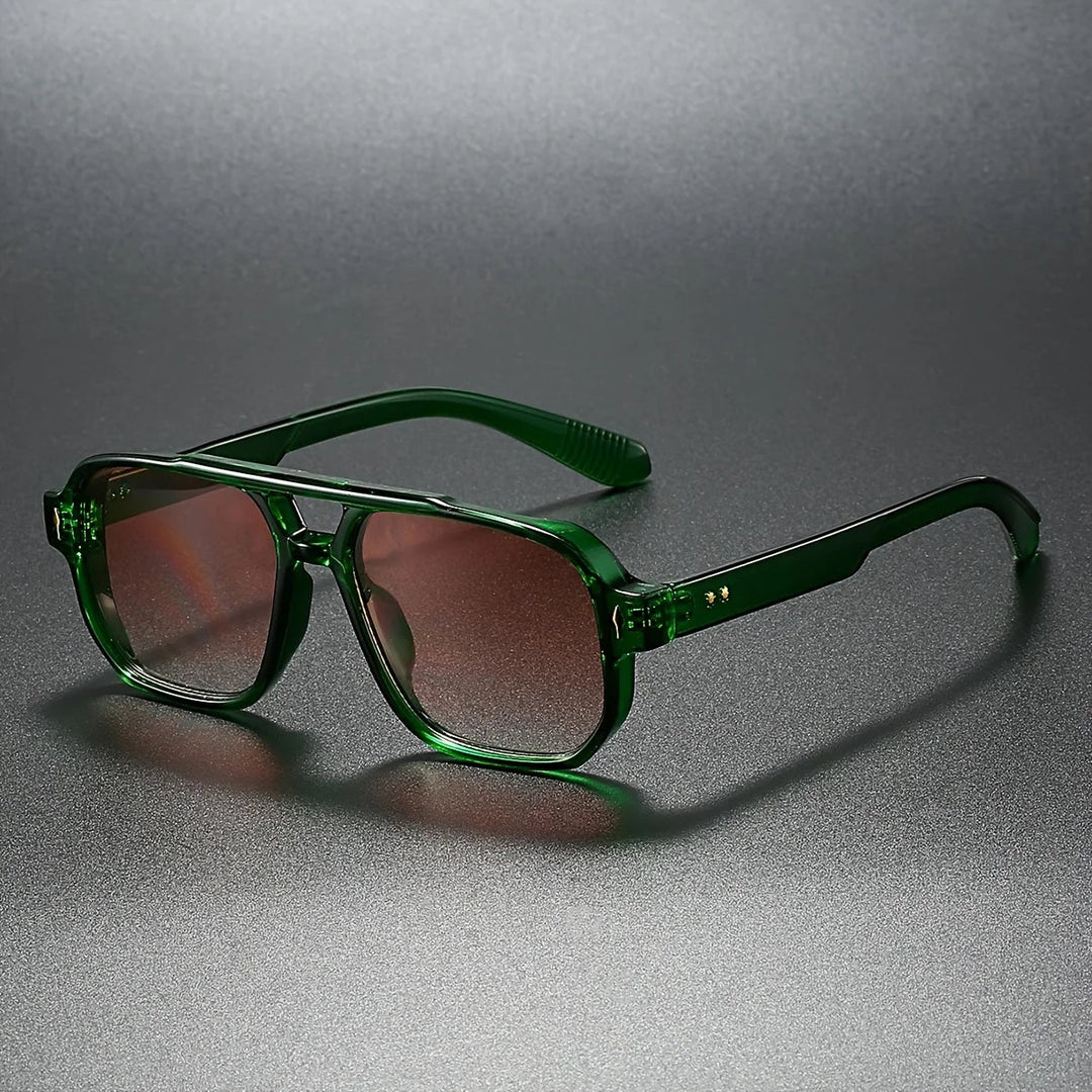 Men's Square Retro Sunglasses – UV400 Protection 3
