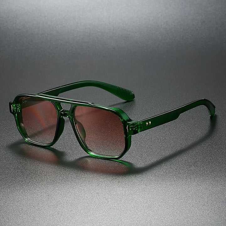 Men's Square Retro Sunglasses – UV400 Protection 3