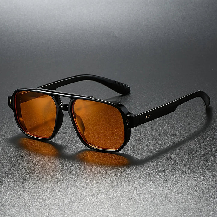 Men's Square Retro Sunglasses – UV400 Protection 4