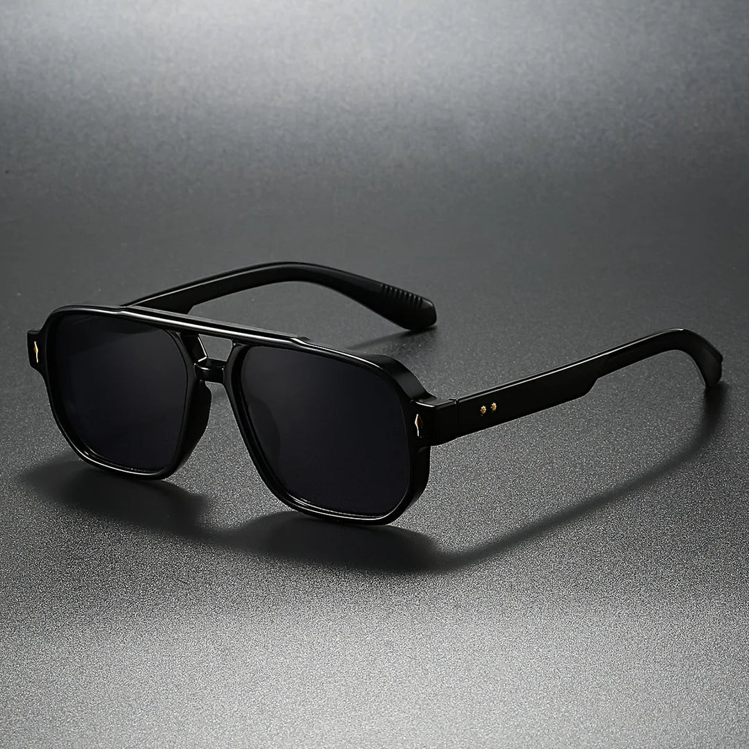 Men's Square Retro Sunglasses – UV400 Protection 5